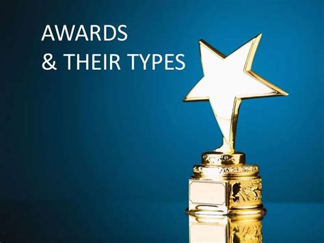 Top 10 types of awards in 2018 | Types of awards, Awards, Type