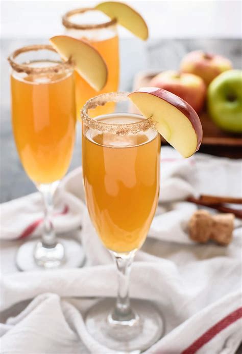 Apple Cider Champagne Cocktail