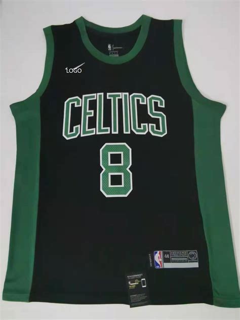 19/20 Adult Boston Celtics 8 balck basketball shirt customize name number