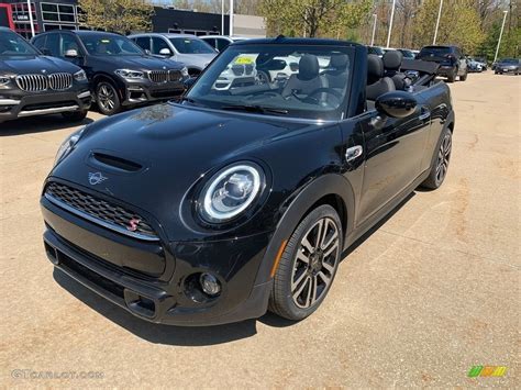 2020 Midnight Black Metallic Mini Convertible Cooper S #138488708 Photo ...