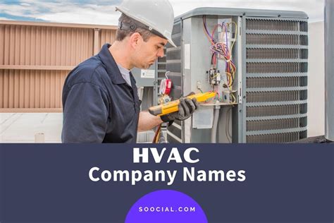 755 HVAC Company Name Ideas To Vent Your Creativity - Soocial