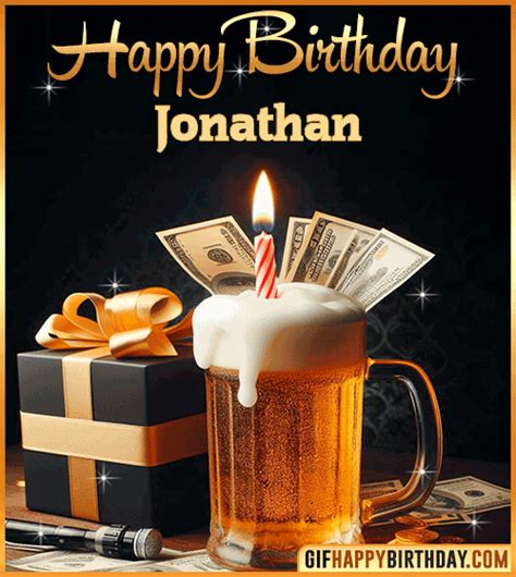 Happy Birthday Jonathan GIF Images