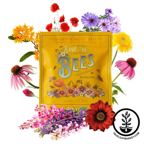 Wildflower Seeds - Save the Bees | Flower Seed Mixes | True Leaf Market ...