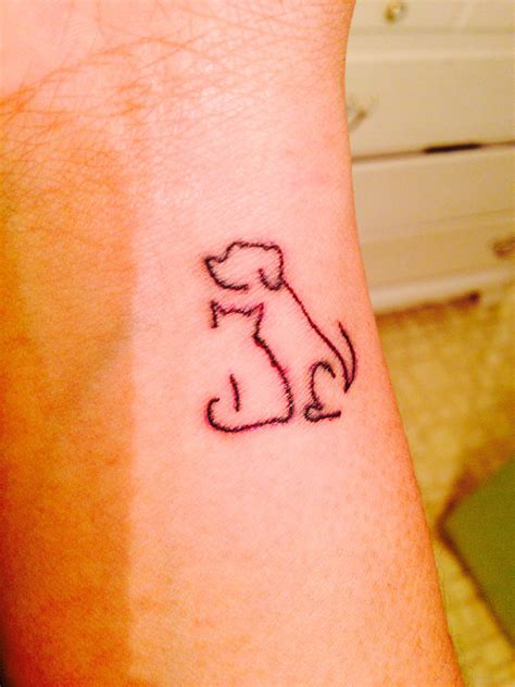 My dog and cat wrist tattoo ️ #tattoo | Cat and dog tattoo, Tattoos for women, Small tattoos