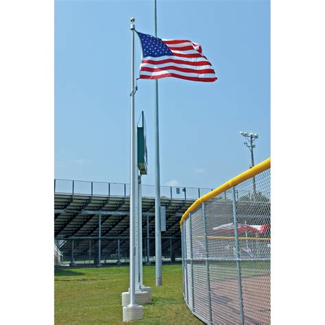 AFVG 25FT COMMERCIAL ROPE INTERNAL HALYARD FLAGPOLE | Allegiance Flag ...