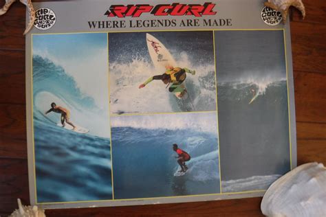 Rip Curl Surfing Posters Where Legends Are Made Torquay - Etsy in 2022 | Torquay, Surfing, 1980s ...