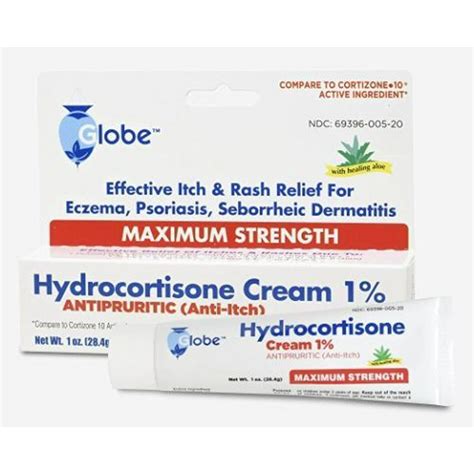 Hydrocortisone Maximum Strength CREAM 1% with ALOE, USP 1oz - Walmart.com - Walmart.com