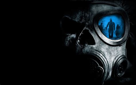 horror skulls gas masks reflections wallpaper | Gas mask, Horror skull, Gas mask tattoo