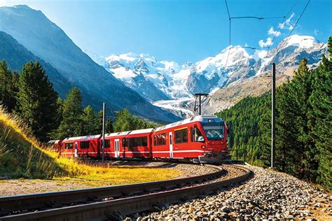 Glaciers Suisses et Trains de Montagne Suisse