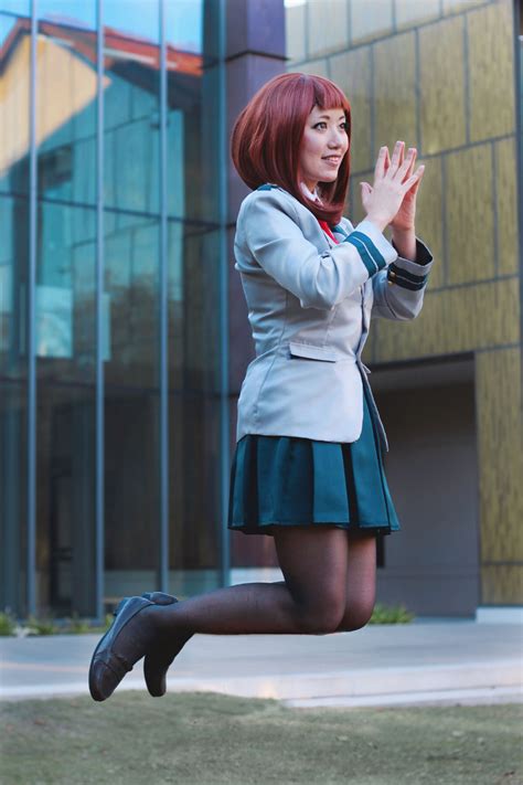 Ochako Uraraka Floating, BNHA Cosplay by firecloak on @DeviantArt | Cosplay, Amazing cosplay ...