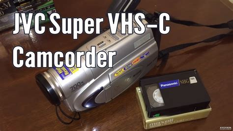 JVC GR-SXM260U Super VHS-C Camcorder Digital TBC? - YouTube