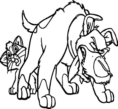 Oliver And Company Dodger Coloring Pages Coloring Pages