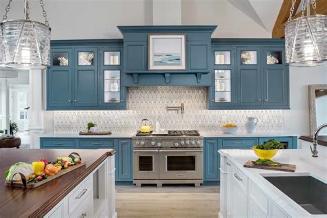 The Most Popular Kitchen Cabinet Color of 2023 Is Blue—Here's Why