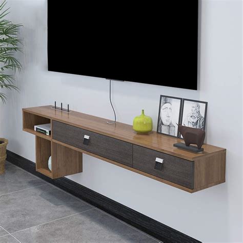 Buy Floating shelf Wall ed Floating TV Cabinet Media Storage Cabinet ...