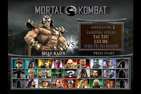 Mortal Kombat Deception Gamecube Raiden Mortal Kombat