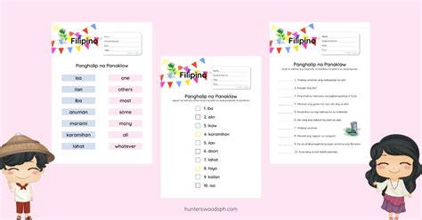 Panghalip na Panaklaw (Filipino Lesson and Free Worksheets)