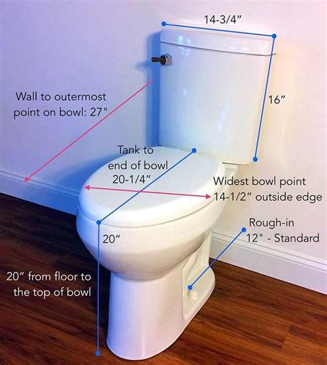 Convenient Height Toilet Dimensions | Toilet for small bathroom, Tall ...