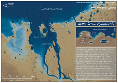 The Mars Ocean Hypothesis - Mars Global Surveyor MOLA topographic data ...