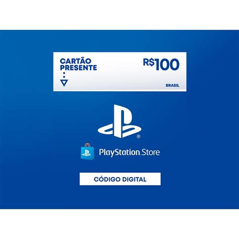 R$100 PlayStation Store - Cartão Presente Digital [Exclusivo Brasil ...