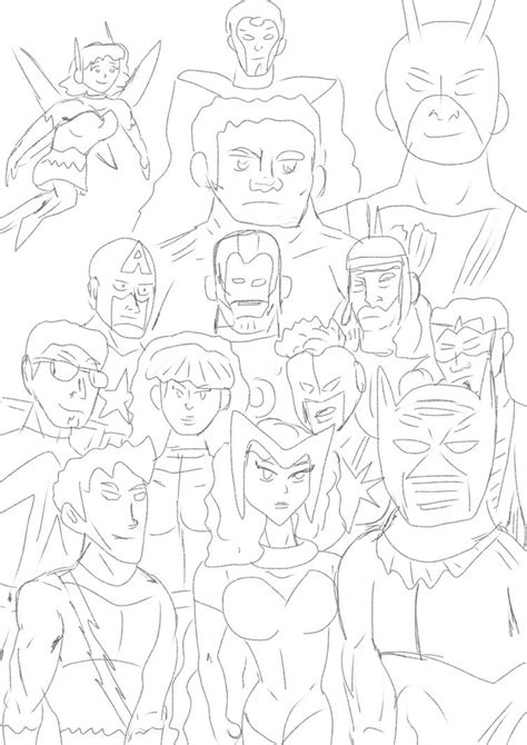 Avengers Sketch by guybracha on DeviantArt