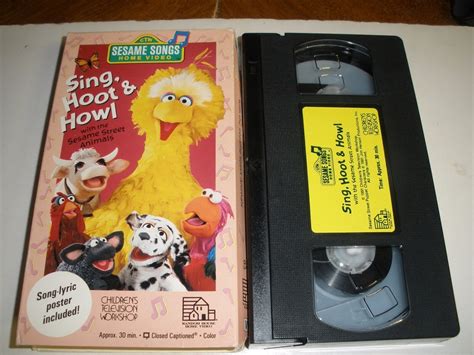 Sesame Street - Sing, Hoot Howl (VHS, 1991) 74645131238 | eBay