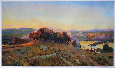 When The Land Belonged To God - Charles Russell Oil Painting, Realistic ...