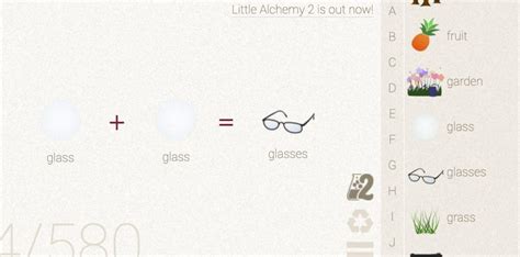 How to make Glasses in Little Alchemy - HowRepublic