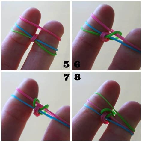 rubber band bracelets without the loom! - A girl and a glue gun