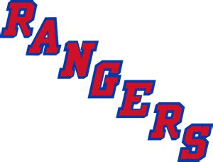 New York Rangers - jersey letters Logo PNG Vector (PDF) Free Download