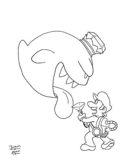 Luigi's Haunted Mansion 3 Coloring Pages - Wickedgoodcause