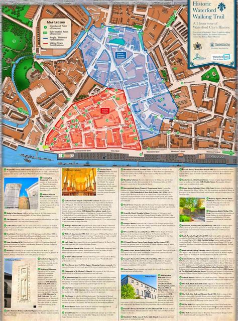 Waterford sightseeing map - Ontheworldmap.com