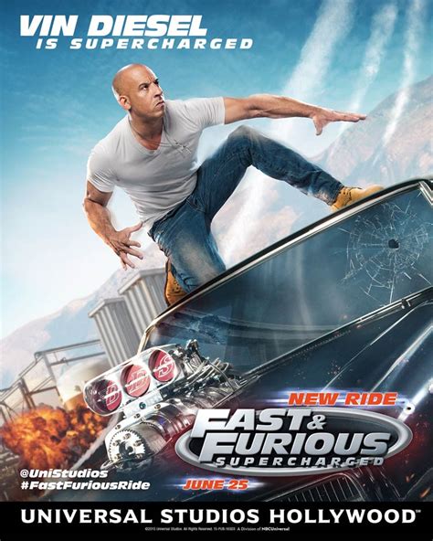 » Vin Diesel in Fast & Furious Supercharged Ride Image and Video