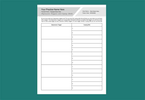 Printable Ptsd Worksheets For - vrogue.co