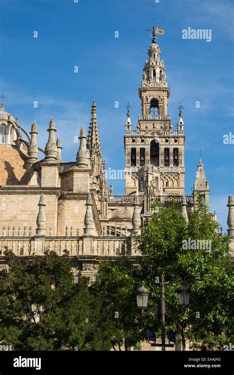 Seville Cathedral and the Giralda, Seville Stock Photo - Alamy