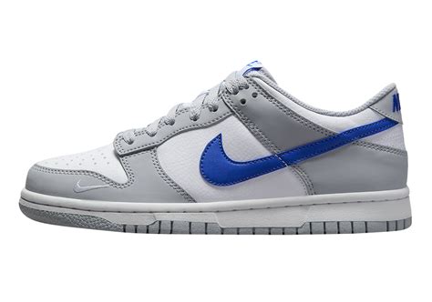 BUY Nike Dunk Low GS White Grey Royal | Kixify Marketplace