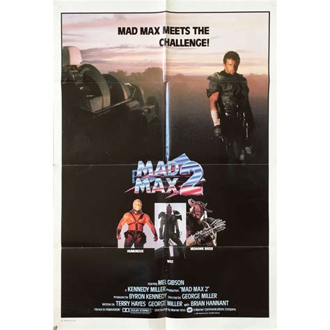 MAD MAX 2: THE ROAD WARRIOR Movie Poster 27x40 in.