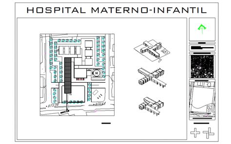 Maternity Hospital Plan Lay-out design - Cadbull