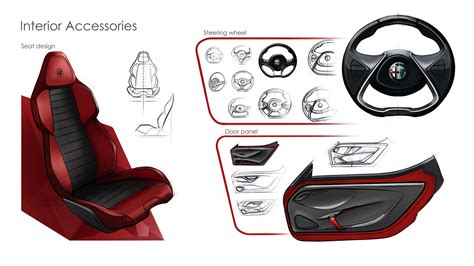 Alfa Romeo 4C Interior redesign on Behance