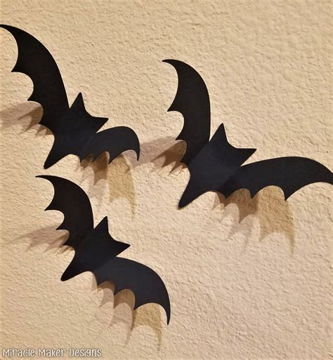 Halloween Bats, Flying Bats, 3D Bats Wall Decor, Halloween Decorations ...