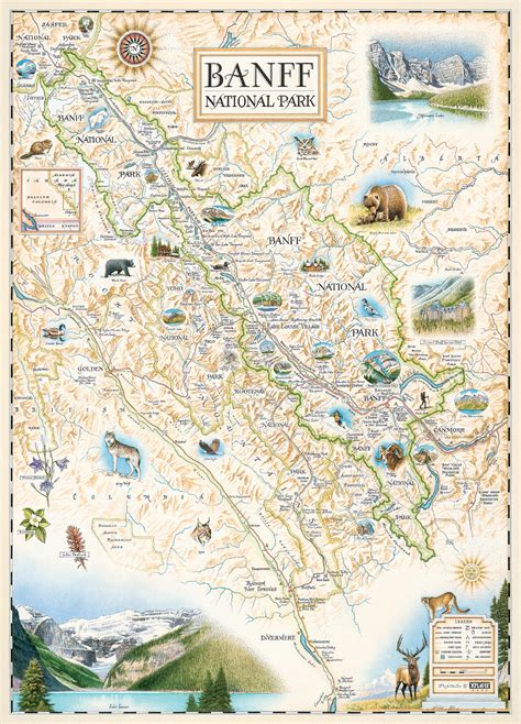 Banff National Park (Xplorer Maps) Jigsaw Puzzle | PuzzleWarehouse.com