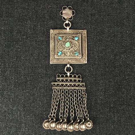 Antique Tibetan Silver Pendant | Jewelry | Mahakala Fine Arts