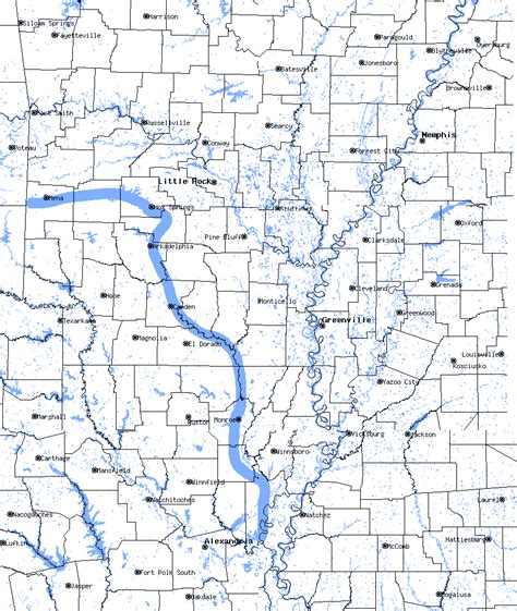 Mena Arkansas Map - TravelsFinders.Com