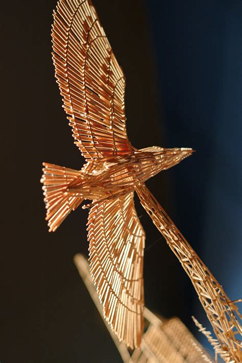 Insanely Cool Abstract Toothpick Sculptures by Scott Weaver