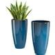 QCQHDU 21 inch Tall Planters for Outdoor Plants Set of 2,Outdoor Planters for Front Porch,Large ...