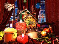 Christmas Time 3D Screensaver - Enchanted village during holidays