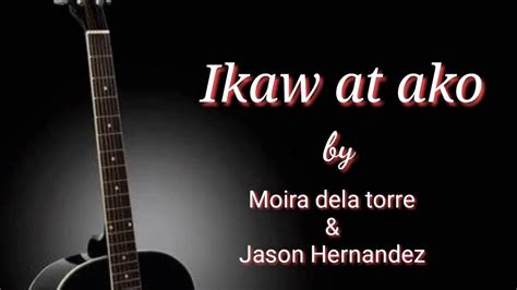 Ikaw at ako karaoke song with Guitar chords and lyrics - YouTube