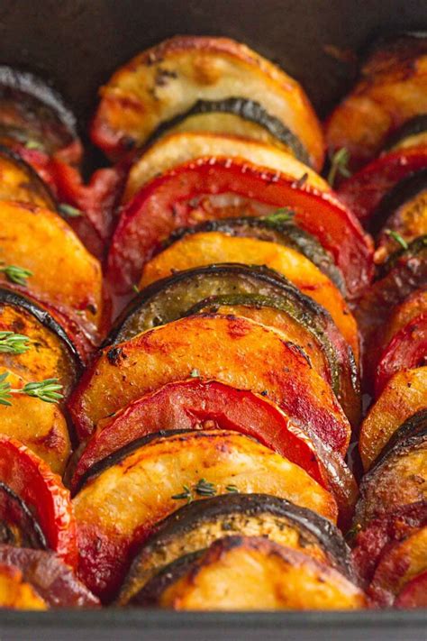 Briam (Traditional Greek Roasted Vegetables) - Little Sunny Kitchen