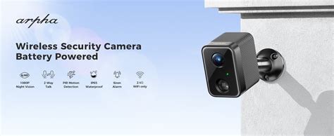 Arpha Security Camera Wireless Outdoor, 1080P Wireless Cameras for Hom – AZDOME Official Stores