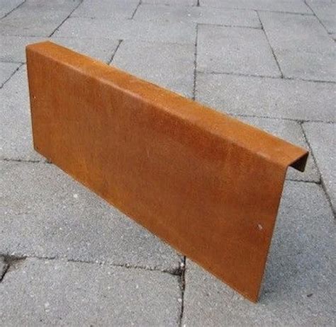 Metal Landscape Edging Corten Steel Lipped Edging For Garden Design - Buy Corten Steel Lipped ...