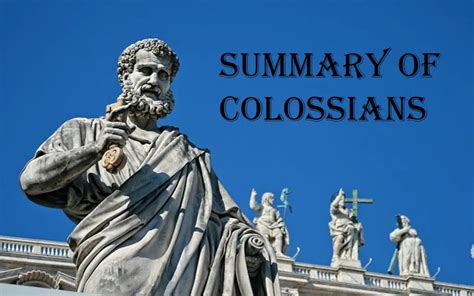 Book Of Colossians Summary – The Bible Brief